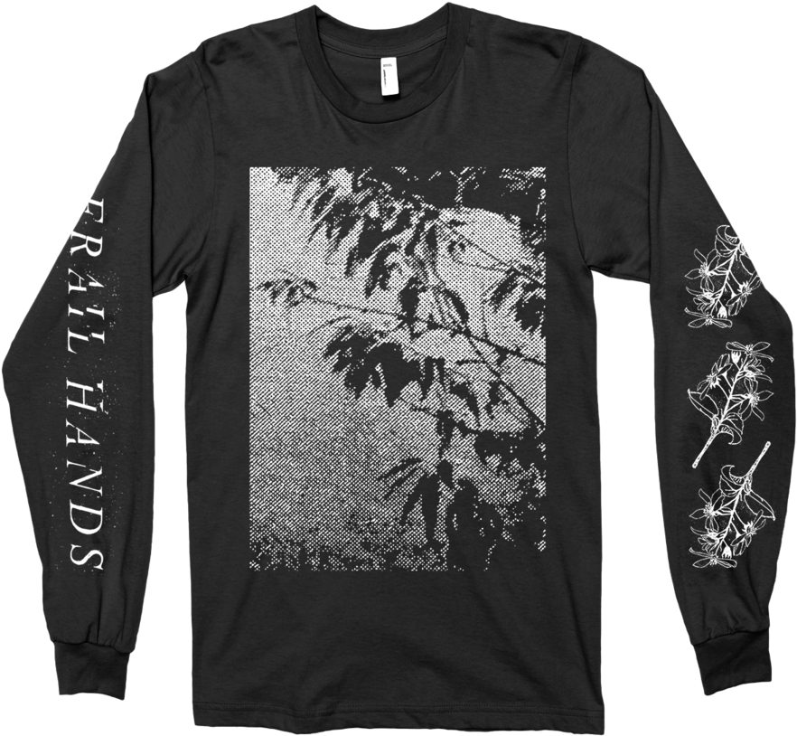 Frail Hands "logo" Black Longsleeve - Long-sleeved T-shirt (900x900), Png Download
