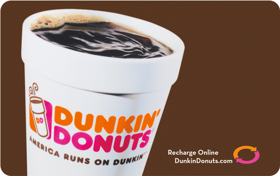 Gift Card Dunkin - Dunkin Donuts Coffee (1080x634), Png Download