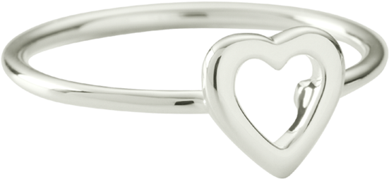 Heart Outline Ring Image - Pre-engagement Ring (939x1024), Png Download