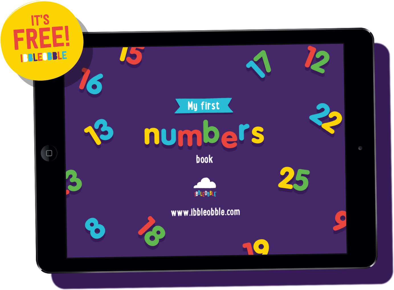 Download 'my First Numbers With Ibbleobble' For Free - Tablet Computer (1600x1098), Png Download