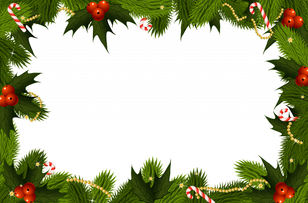 Astonishing Christmas Tree Border Holidays Yelom Digitalsite - Transparent Christmas Border Clipart (1024x674), Png Download