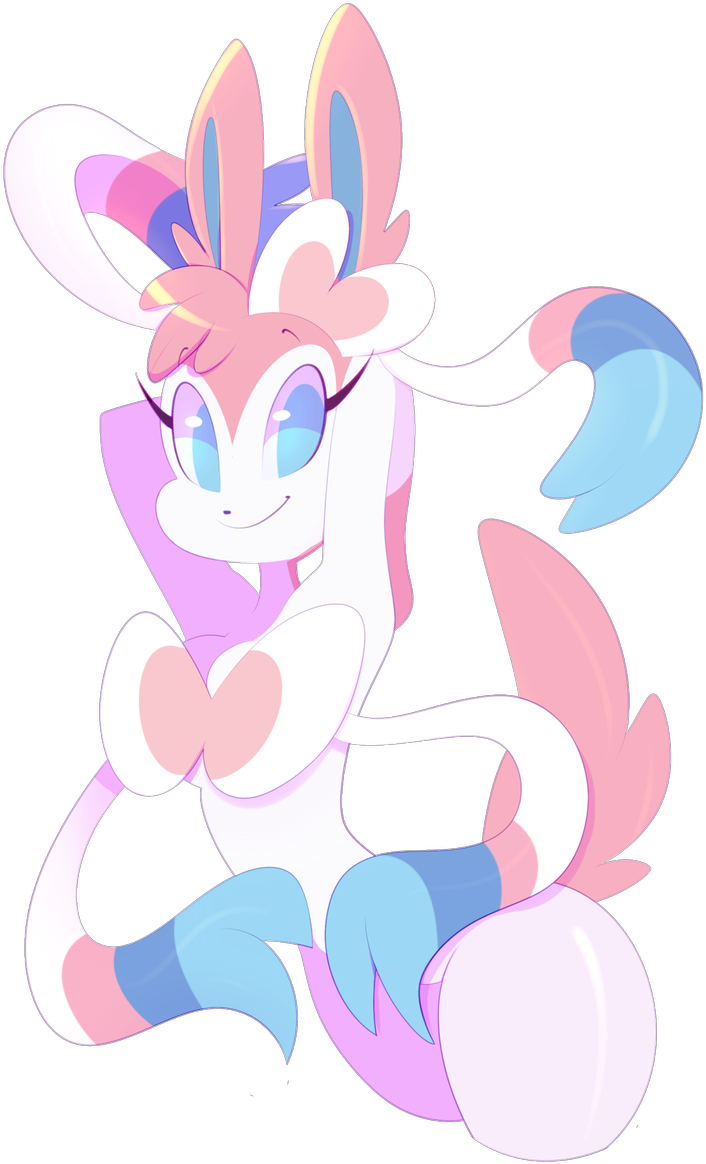 Norinoir - Sylveon Sexy (746x1199), Png Download