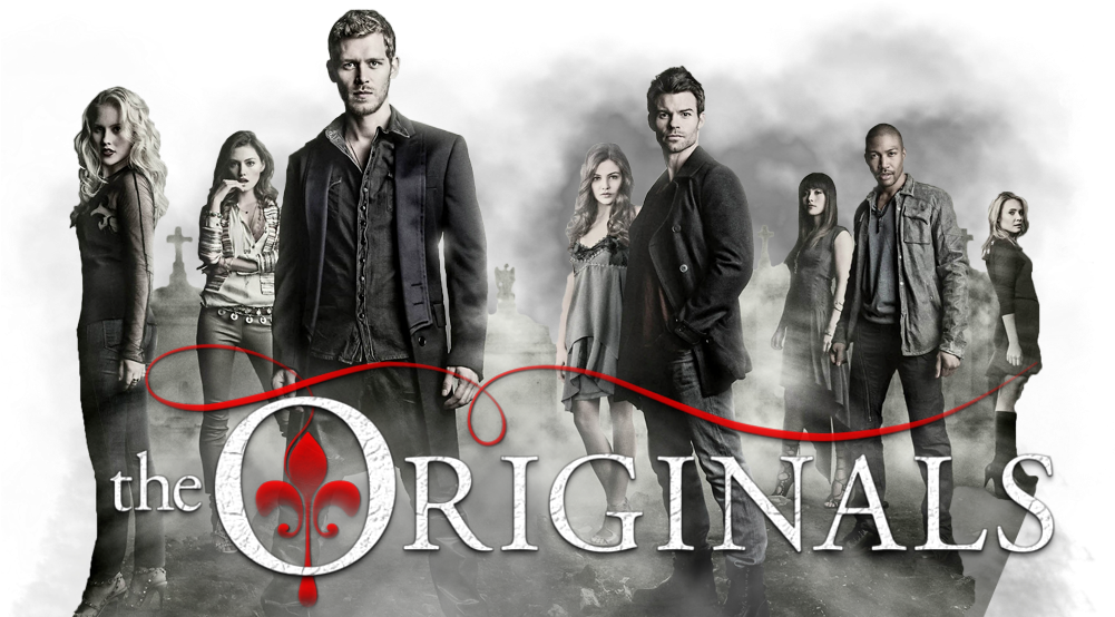 Joseph Morgan, Phoebe Tonkin, Daniel Gillies, Daniella - Vampire Diaries And Originals (1000x562), Png Download