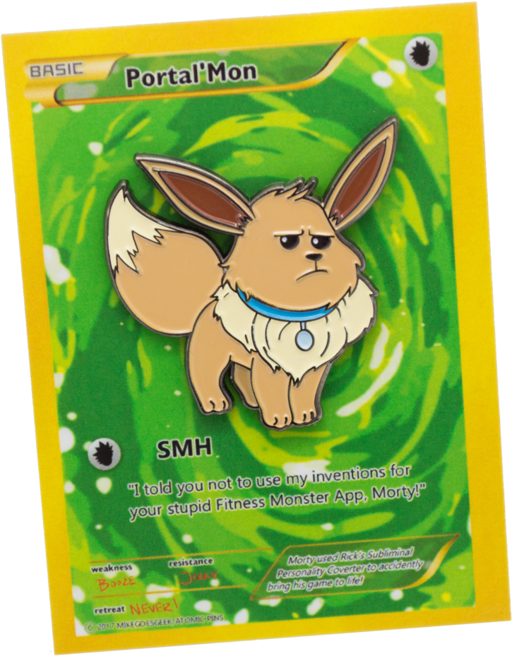 Eeeve/snowball Mashup Rick And Morty - Wildlife (1024x1024), Png Download