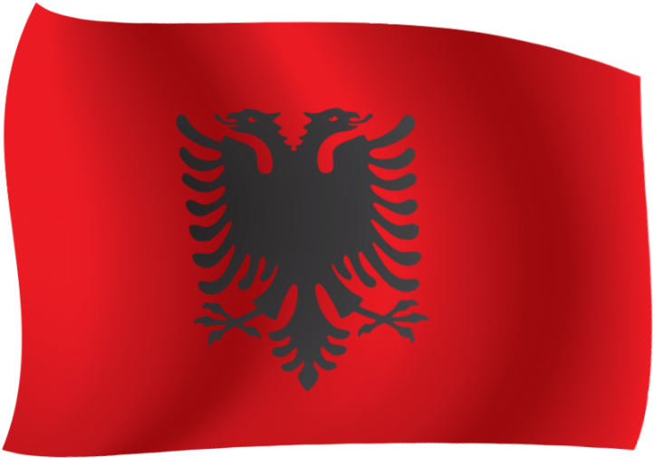 Free Download High Quality Albania Vector Flag Png - Partia E Fortë (900x900), Png Download