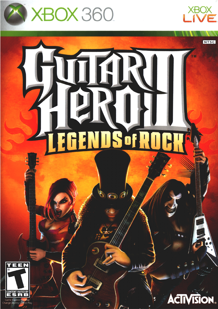 Guitar Hero Iii Legends Of Rock Nintendo Wii (1000x1000), Png Download