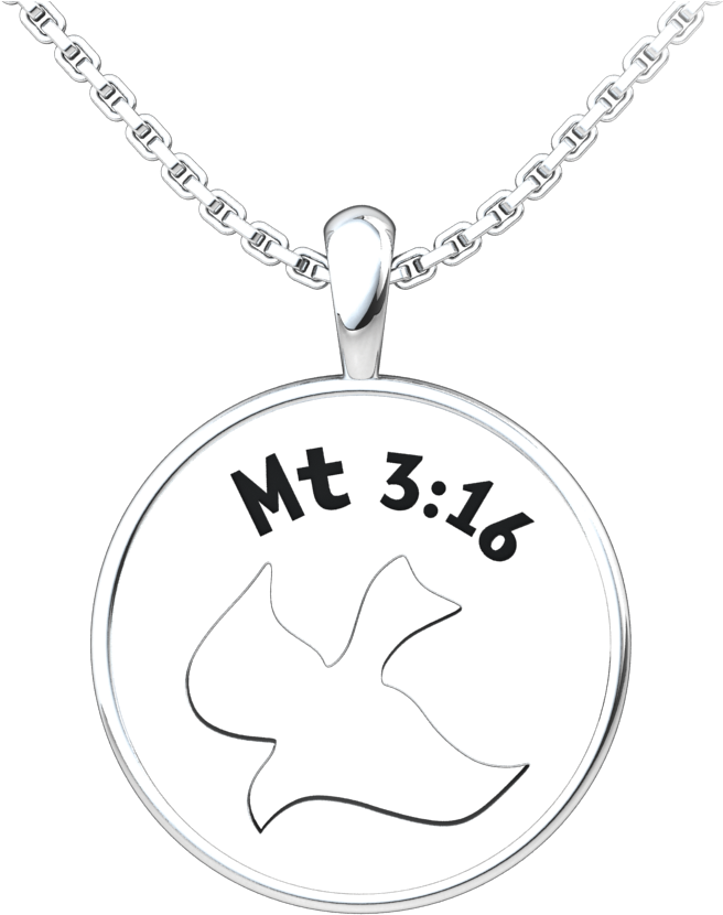 Sterling Silver Holy Spirit Dove Pendant - Locket (900x900), Png Download