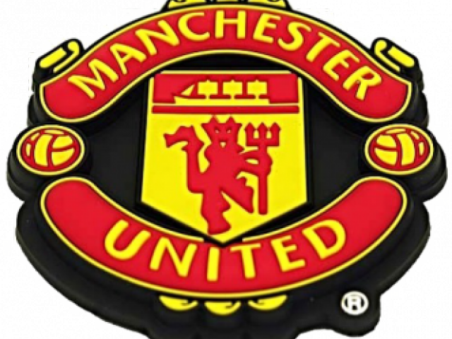 Red Devil Manchester United Vs Blue Lion (640x480), Png Download