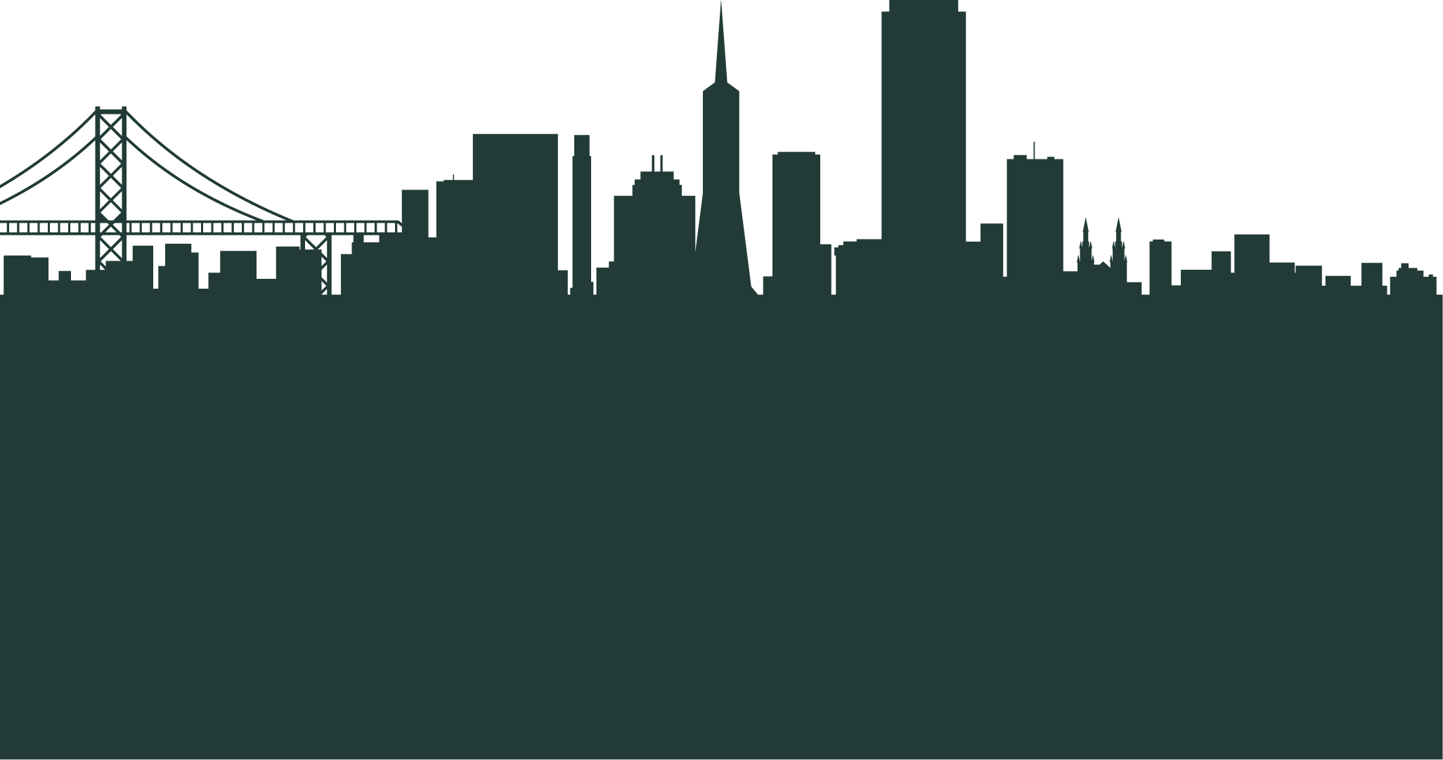 Opulent Options - Skyline (2053x1082), Png Download