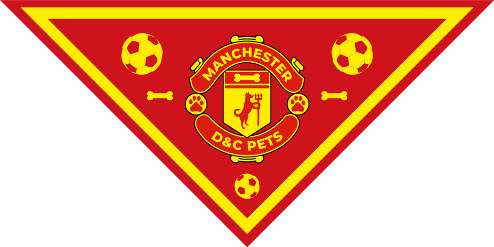 Dcpets Bandana Manutd - Manchester United F.c. (1000x500), Png Download