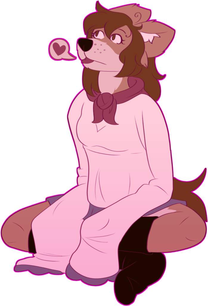 Trade For Ashtonwoofie By Seaweed-diet - Cartoon (698x1025), Png Download