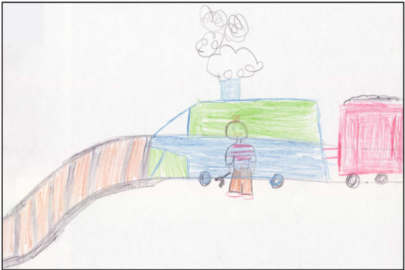 My Engineer Has Just Finished Fixing The Train - Sketch (850x388), Png Download