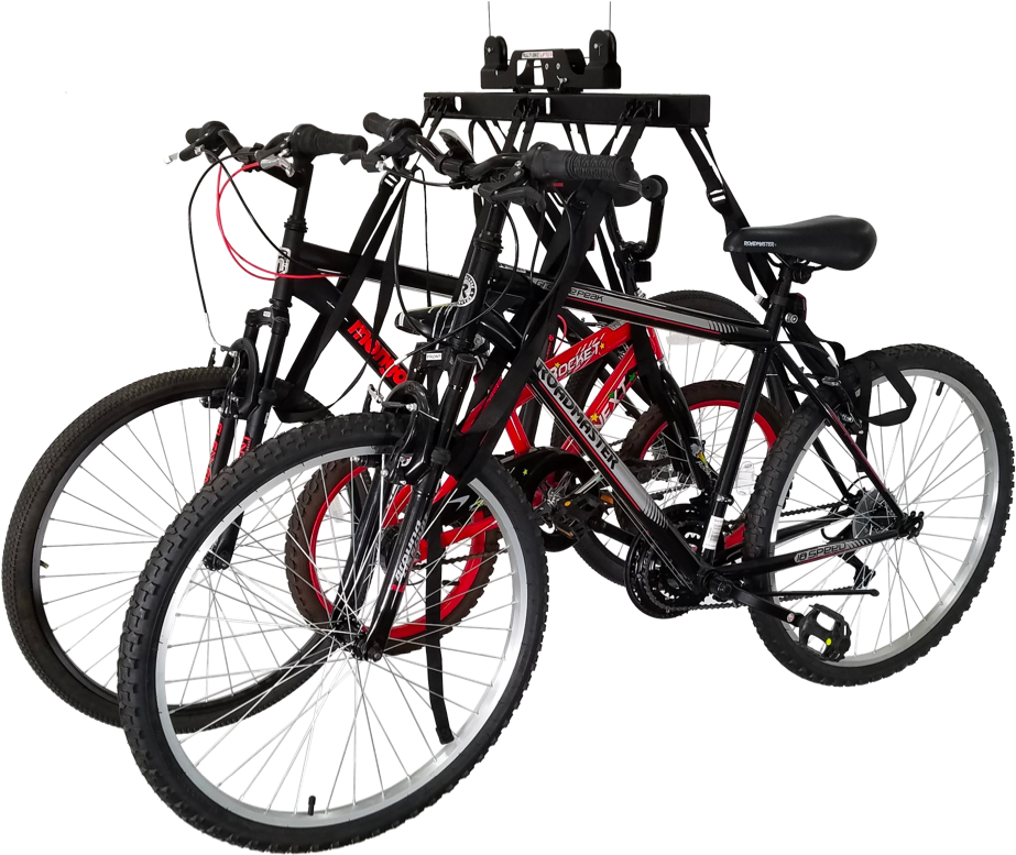 Multi-bike Lifter - Bicycle (974x974), Png Download
