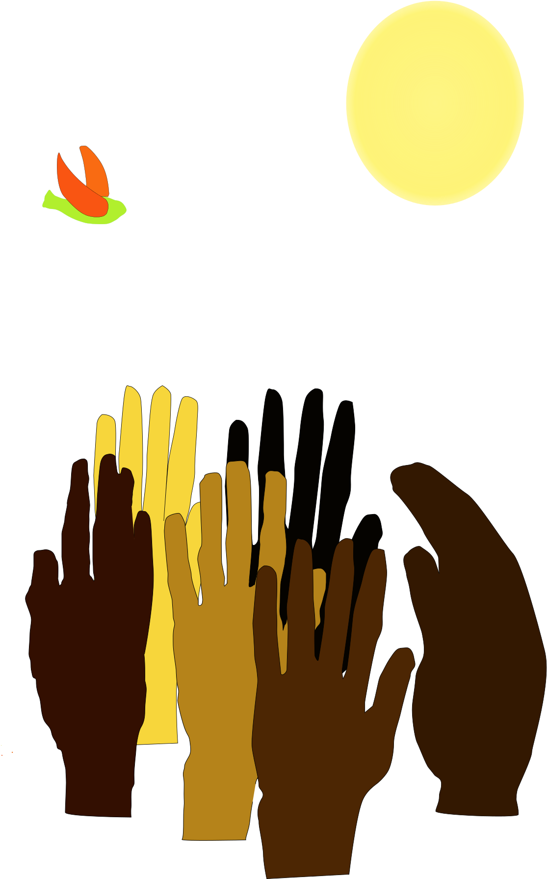 File - Hands Reachn - Svg - Caribbean Culture Icon Png (1430x1900), Png Download