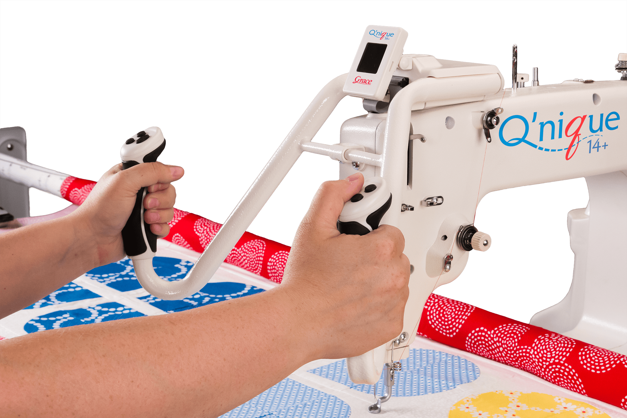 Hands Handles Mid - Sewing (2200x1467), Png Download