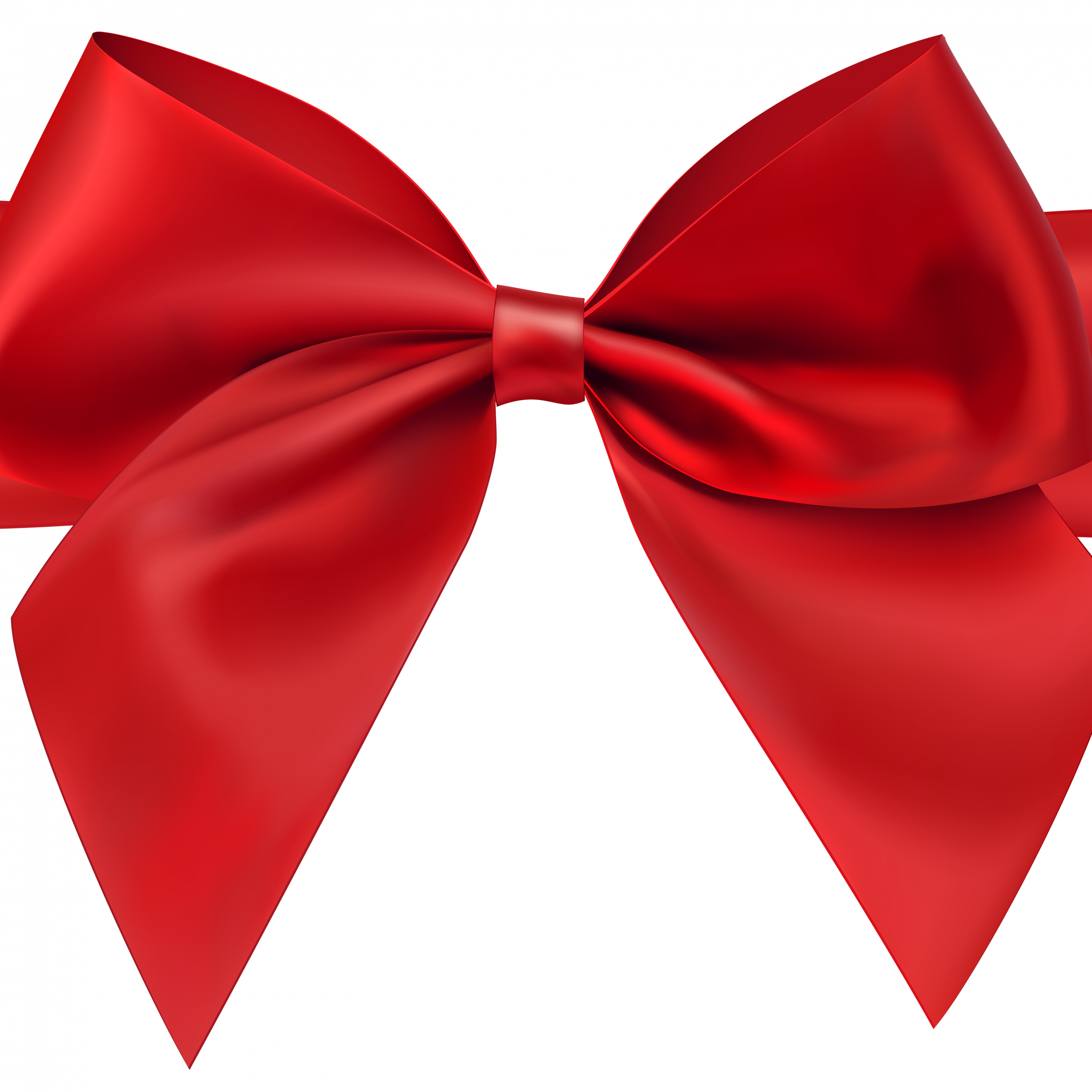Bow Clipart Png - Realistic Red Ribbon Bow Png (3000x3000), Png Download