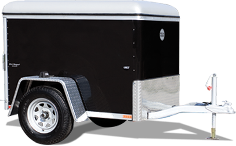 Mini Wagon - Small Enclosed Cargo Trailer (1080x720), Png Download