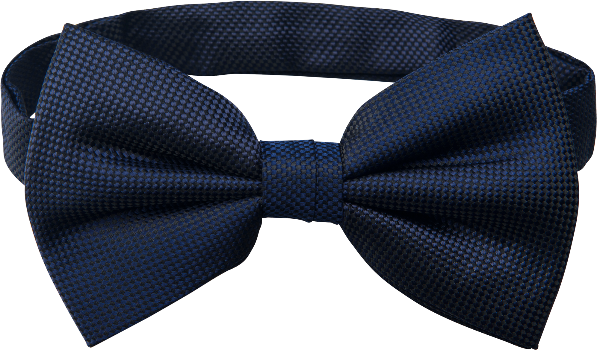 Navy Plain Bow Tie - Formal Wear (3000x3000), Png Download