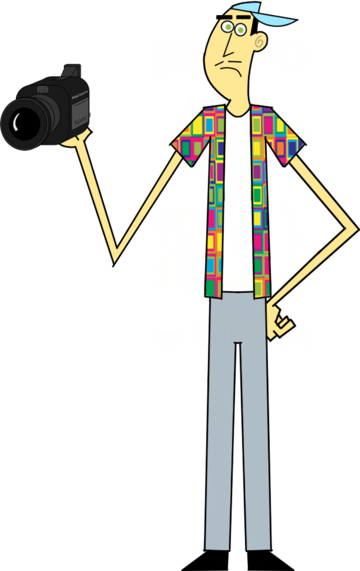 Weasel The News Camera Man - Video Camera Clip Art (720x1142), Png Download