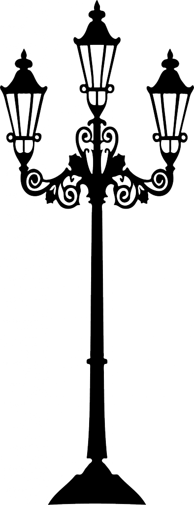 Street Light Vector (394x1024), Png Download