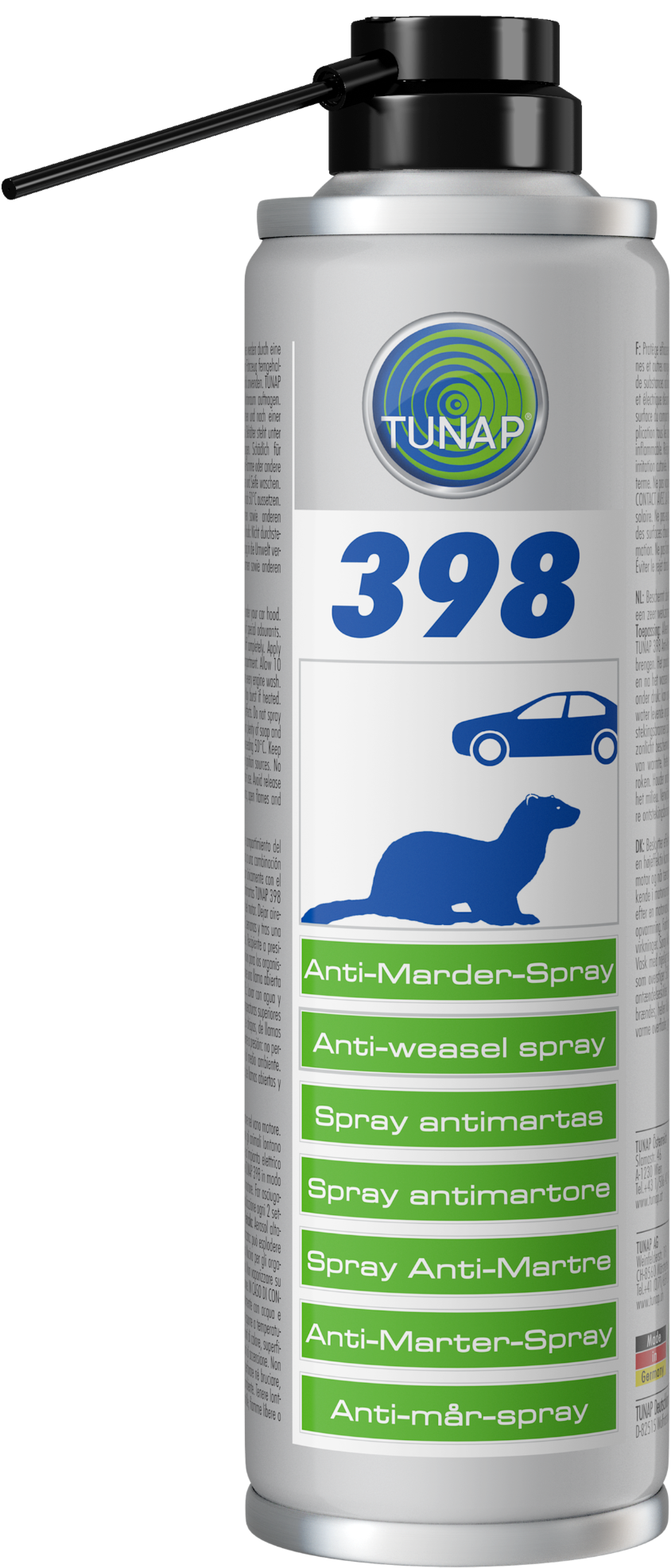 Tunap 398 Rodent Repellent/protection - 398 Tunap (920x2000), Png Download