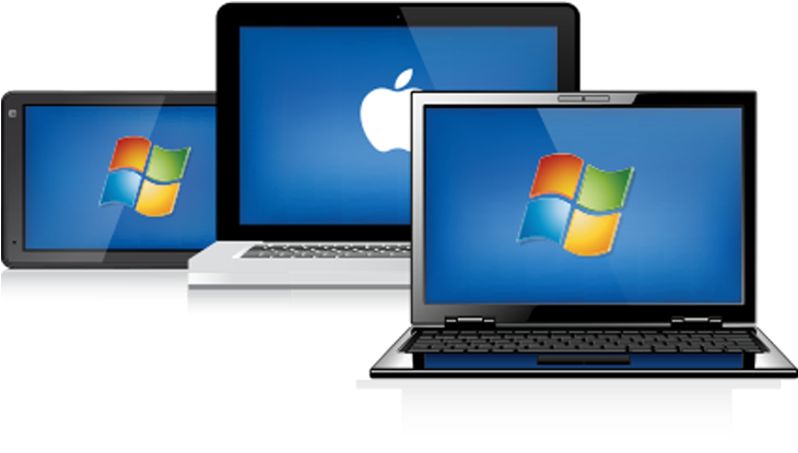 For All Types Of Laptops, Tablets & Macbooks - Pc Portable (740x660), Png Download