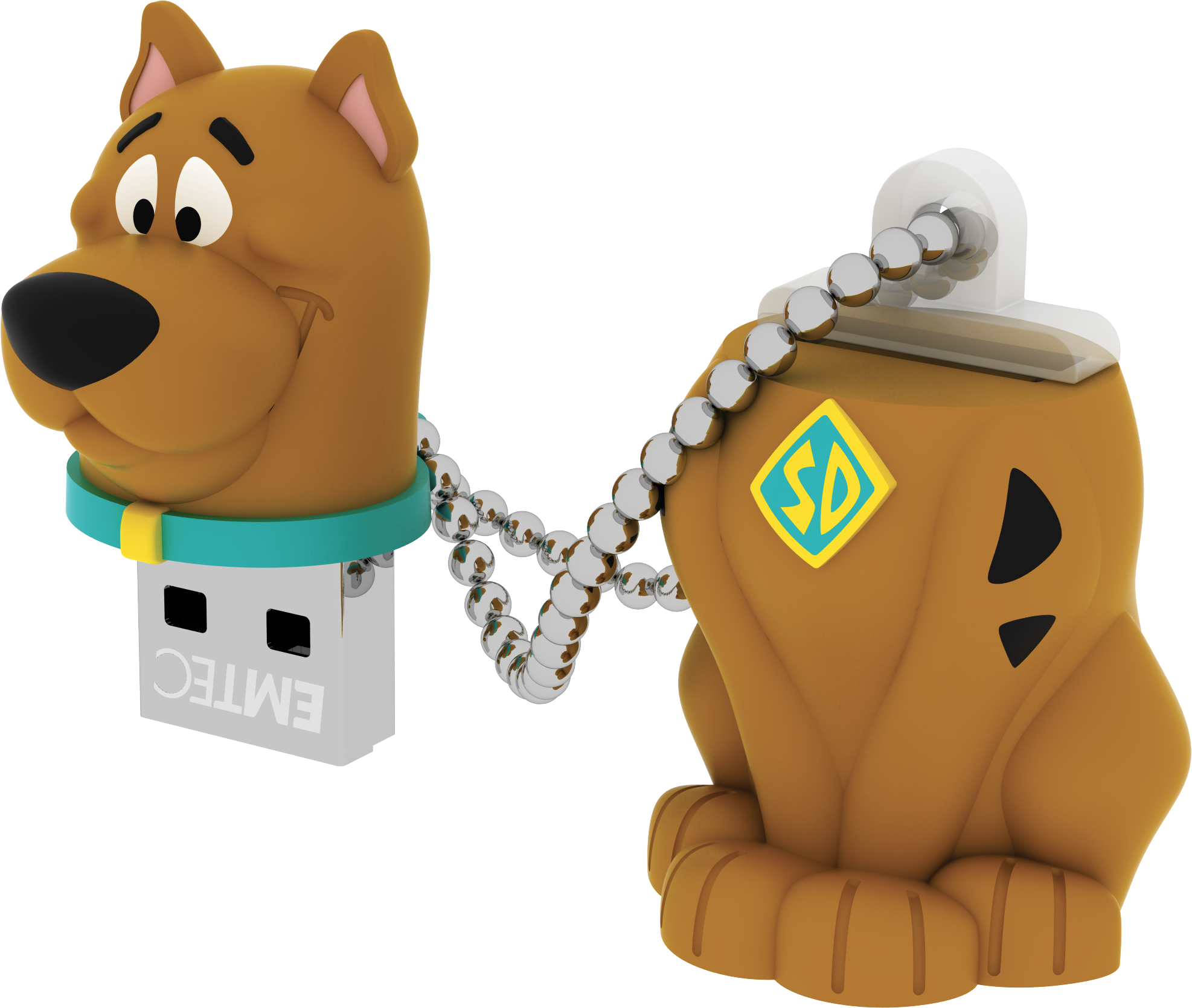 Scooby Doo 3/4 Open Cap - Emtec Animals Scooby Doo 8gb Usb Flash Drive (800x677), Png Download