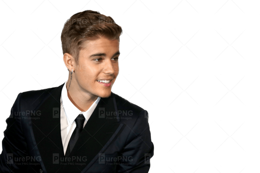 Justin Bieber Clipart Suit Png - Justin Bieber Transparent Overlay (850x567), Png Download