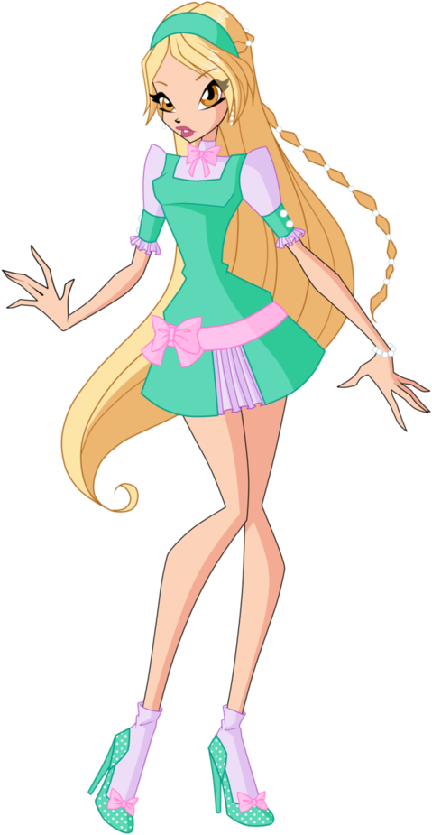 Daphne S1 - Winx Club Daphne Outfits (752x1061), Png Download
