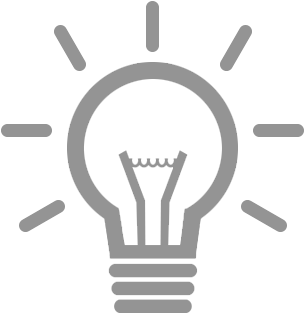Idea Icon Grey Png (375x360), Png Download