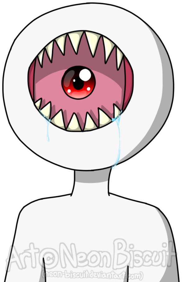 A Of Virus By - Neon Biscuit Characters Virus (833x959), Png Download