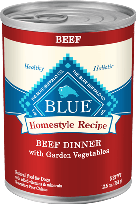 Blue Buffalo - Blue Buffalo Senior Wet Dog Food (376x505), Png Download