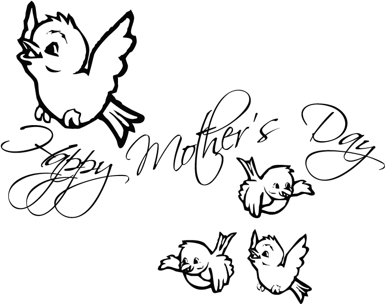 Hope Your Day Is Happy - Cute Mother's Day Drawing (900x900), Png Download