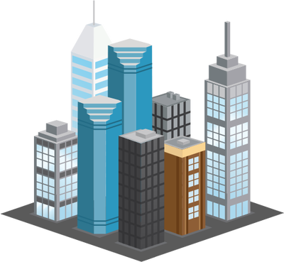 Ian Symbol Urban City 1 - Infrastructure Development Png (400x369), Png Download