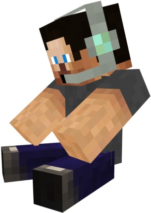 Fcqiquxpng - Minecraft Skin Mit Headset (640x640), Png Download