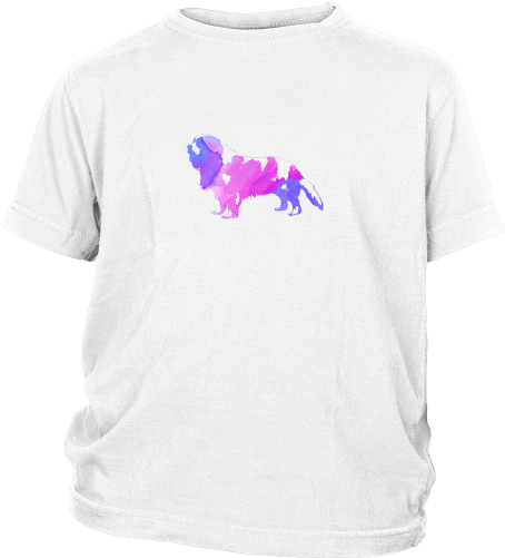 Cavalier King Charles Spaniel Watercolor Kid's T-shirt - Team Valor - Pokemon Go Into The Fire Tshirt Hoodies (500x500), Png Download