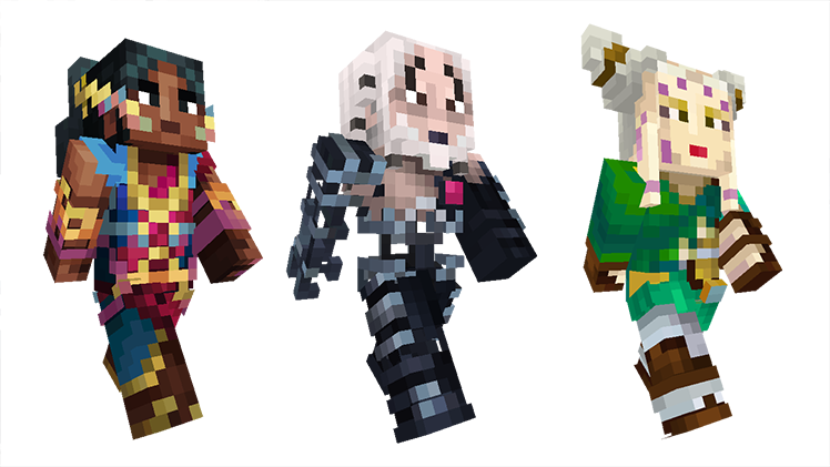 The Gathering Minecraft Skins - Magic The Gathering Skin Pack (748x421), Png Download