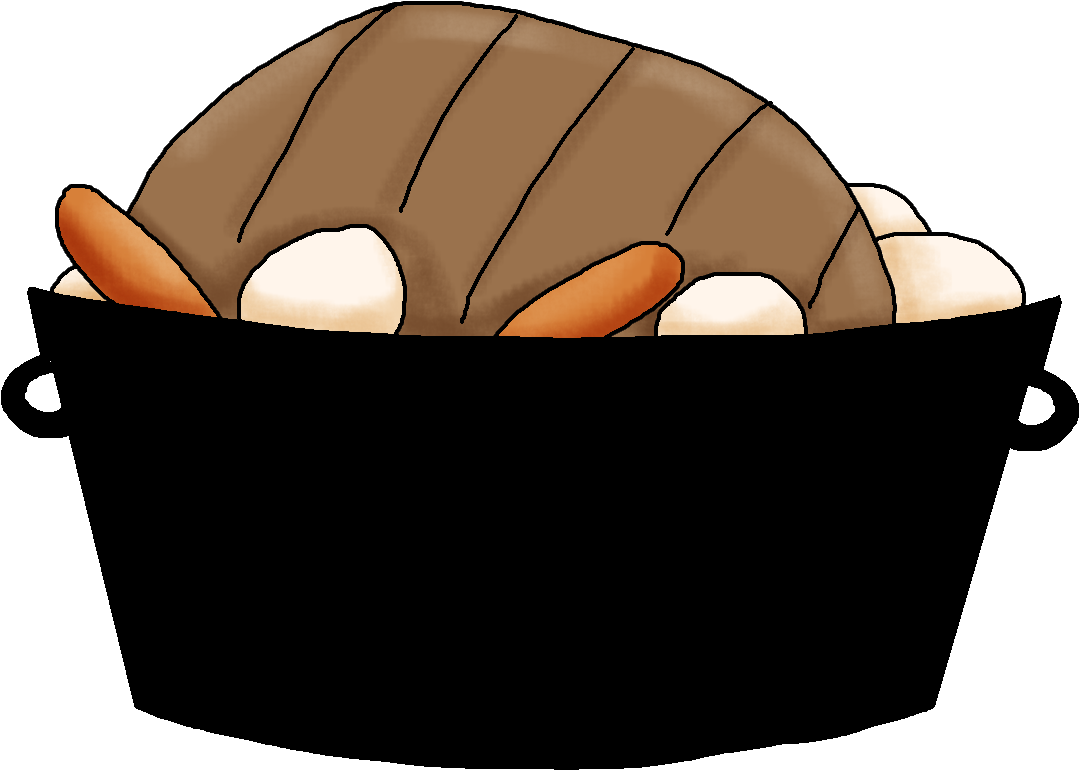 Clip Art Slow Cooker Beef Photos - Lernen Sie Zu Kochen Postkarte (1175x825), Png Download