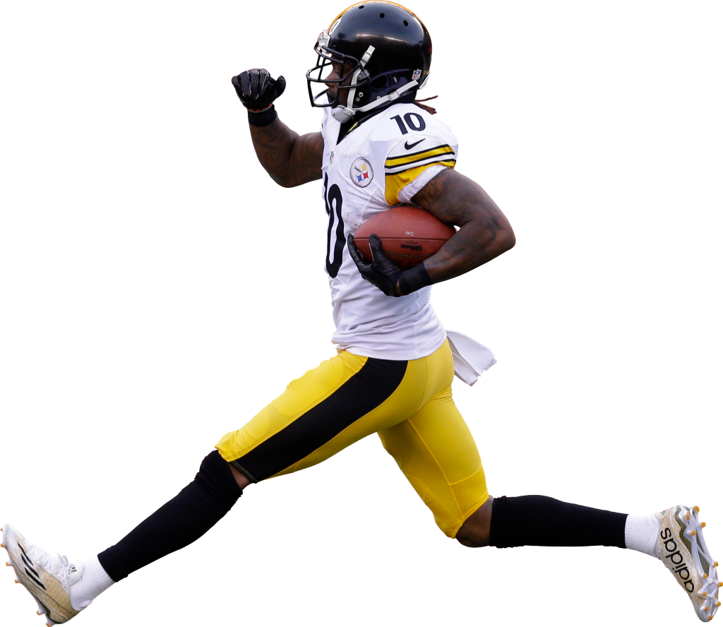 American Football Png Image - Steelers Players Png (1024x888), Png Download