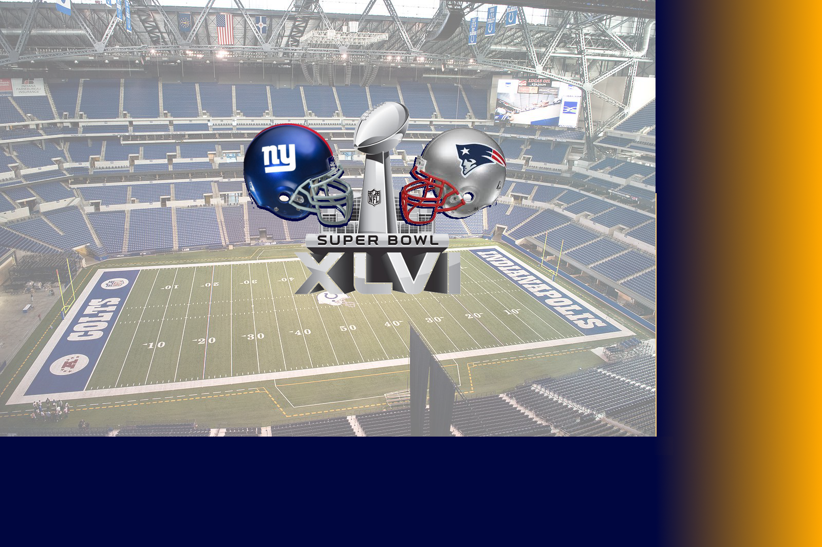 Chatsb46faded - Lucas Oil Stadium (1600x1065), Png Download