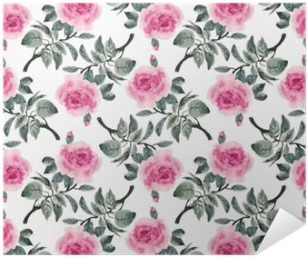 Watercolor Seamless Pattern With Colorful Flowers And - Fondos De Pantalla Color Pastel (400x400), Png Download