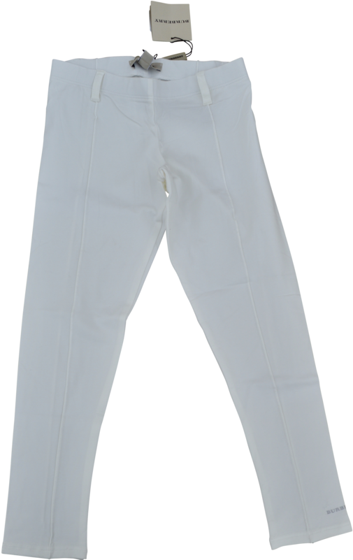 Burberry White Leggings With Logo At Ankle - Pocket (800x800), Png Download