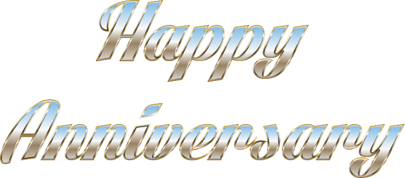 Happy Anniversary Background Png - Happy Anniversary No Background (793x350), Png Download