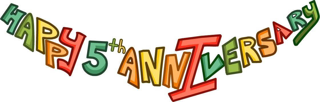 5th Anniversary Party Logo - 5th Anniversary Image Png (1120x360), Png Download