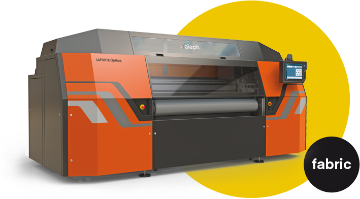 Optima Fabric - Printer (750x392), Png Download