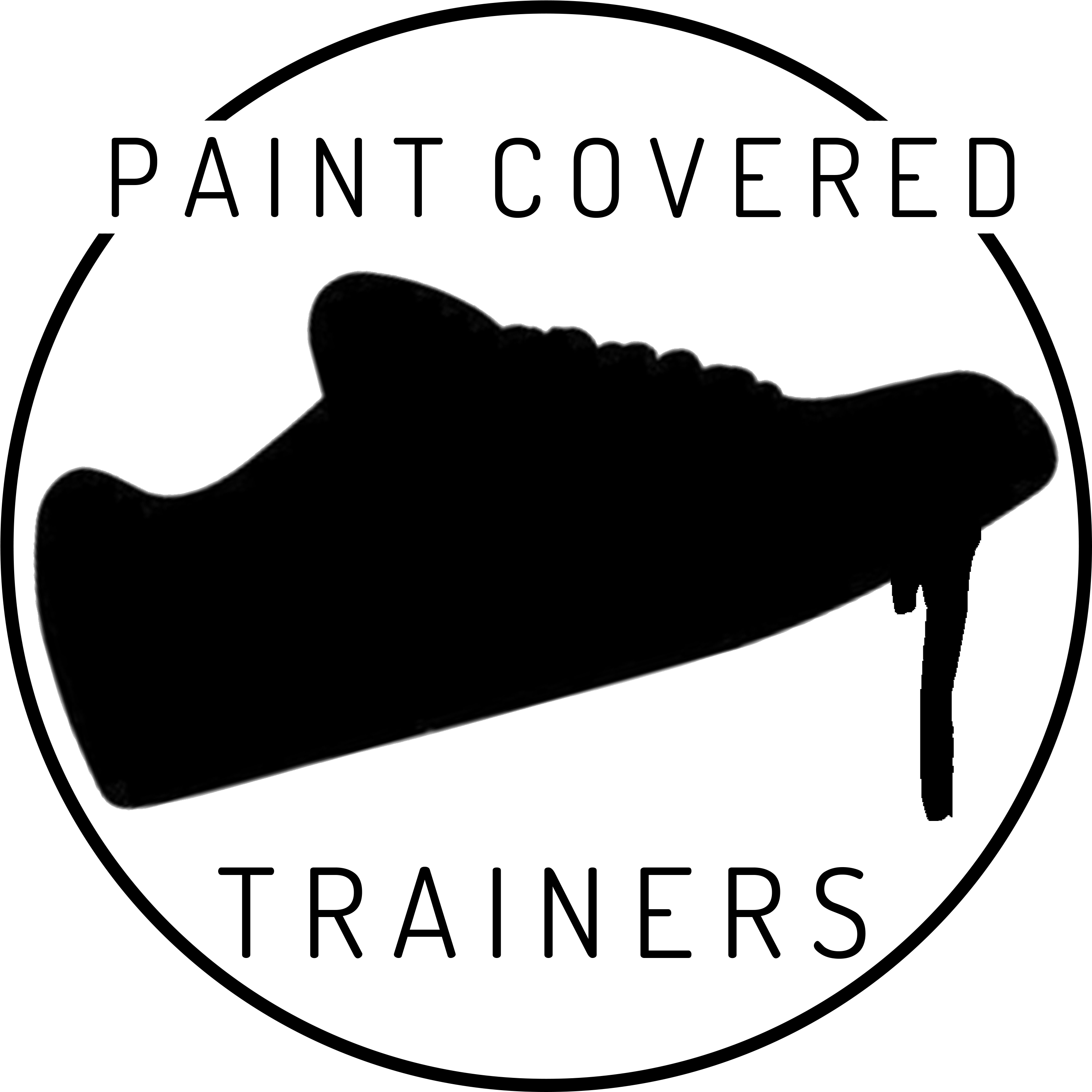 Paint Covered Trainers - Feeling Cosey? (3507x3493), Png Download