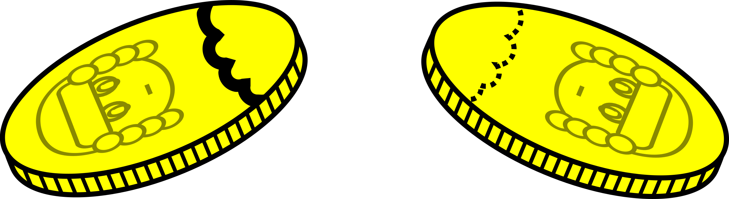 Big Image - Coin (2400x658), Png Download
