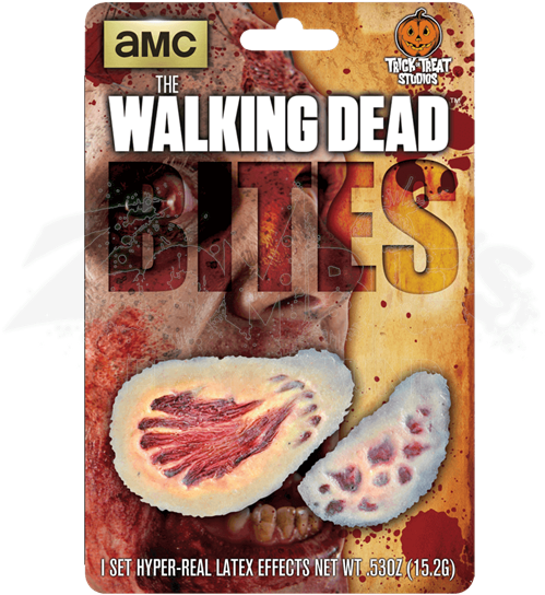 Walker Bite Wound Appliance - Walking Dead Zombie Walker Bites (550x550), Png Download