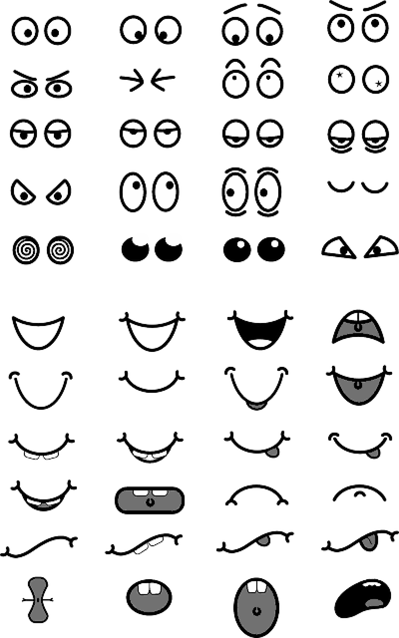Mb Image/png - Cartoon Eyes Clipart (800x1280), Png Download