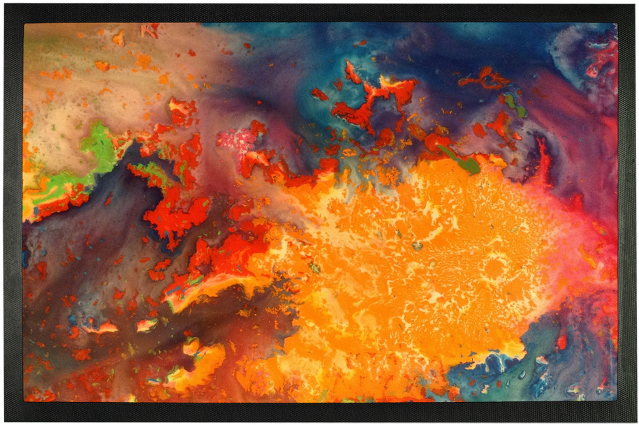 Adriana Mermaid Sublimation Doormat - Modern Art (1024x1024), Png Download